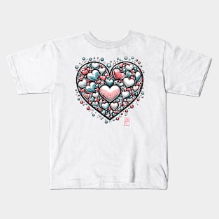 Heart for you - Valentine's Day - Heart shape - Vintage Kids T-Shirt